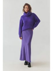 TATUUM Wełniana spódnica "Paloma 1" w kolorze fioletowym rozmiar: 36. Różowe spódnice Tatuum, bez wzorów, z wełny, maxi. Za 261.05 zł.