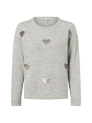 More & More Sweter damski z zawartością wełny Kobiety szary marmurkowy, 38. Szare swetry More & More, bez wzorów, z wełny, eleganckie, bez ramiączek. Za 279.95 zł.