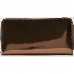 Answear - Portfel. Brązowe portfele ANSWEAR, z materiału. W wyprzedaży za 39.90 zł.
