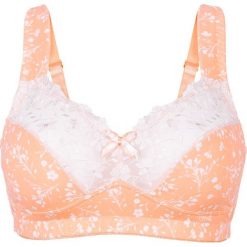 Biustonosz odciążający bonprix brzoskwiniowo-ecru z nadrukiem. Biustonosze bonprix. Za 54.99 zł.