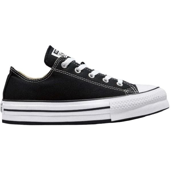 Buty sportowe Converse Chuck Taylor All Star EVA Lift Platform Canvas. Czarne buty sportowe lifestyle Converse, bez wzorów, retro, bez zapięcia. Za 390.00 zł.