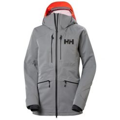 Damska kurtka narciarska Helly Hansen Elevation Infinity 3.0. Szare kurtki narciarskie Helly Hansen, na zimę, bez wzorów, bez kaptura, narciarskie. W wyprzedaży za 2,957.00 zł.