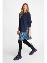 Rich & Royal Sukienka w kolorze granatowym rozmiar: XS. Niebieskie sukienki Rich & Royal, xs, bez wzorów, bez kołnierzyka, bez ramiączek, midi. Za 252.94 zł.