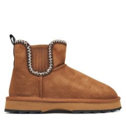 Śniegowce EMU Australia. Brązowe śniegowce Emu Australia, bez wzorów, bez zapięcia. Za 699.99 zł.