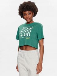 T-SHIRT DAMSKI KOSZULKA CROP ELLESSE. Czerwone t-shirty sportowe Ellesse, uniwersalny, bez wzorów, z bawełny, bez ramiączek, do biegania. Za 116.99 zł.