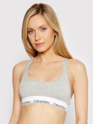 Calvin Klein Underwear Biustonosz top F3785E Szary. Szare biustonosze Calvin Klein Underwear, bez wzorów, z bawełny. Za 119.99 zł.