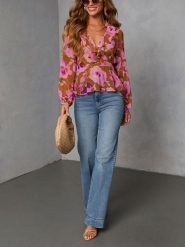 LA Angels Bluzka w kolorze jasnobrązowym rozmiar: XL. Brązowe bluzki LA Angels, xl, bez wzorów, z tkaniny, bez kołnierzyka, bez ramiączek. Za 166.95 zł.