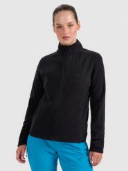 4F Polar ze stójką Polartec regular damski - czarny XS. Czarne bluzy z polaru 4f, s, bez wzorów, z polaru, trekkingowe, primaloft. Za 299.99 zł.