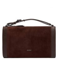 COCCINELLE Skórzana torebka w kolorze brązowym - 39 x 26 x 6 cm rozmiar: onesize. Brązowe torebki klasyczne Coccinelle, bez wzorów, z materiału, bez dodatków. Za 870.26 zł.