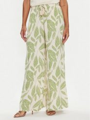 JDY Spodnie materiałowe Bree 15320106 Zielony Wide Leg. Zielone spodnie materiałowe JDY, bez wzorów, z materiału. Za 99.99 zł.