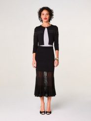 Rodier Kardigan w kolorze czarnym rozmiar: L. Czarne swetry Rodier, l, bez wzorów, bez ramiączek. Za 295.99 zł.