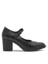 Lasocki Półbuty WI23-RUTH-13 Czarny. Czarne półbuty wsuwane Lasocki, bez wzorów, ze skóry, bez obcasa, na obcasie. Za 199.99 zł.