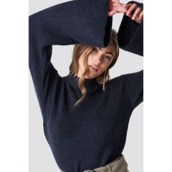 Rut&Circle Sweter z szerokim rękawem - Blue,Navy. Niebieskie swetry Rut&Circle, z dzianiny. Za 161.95 zł.