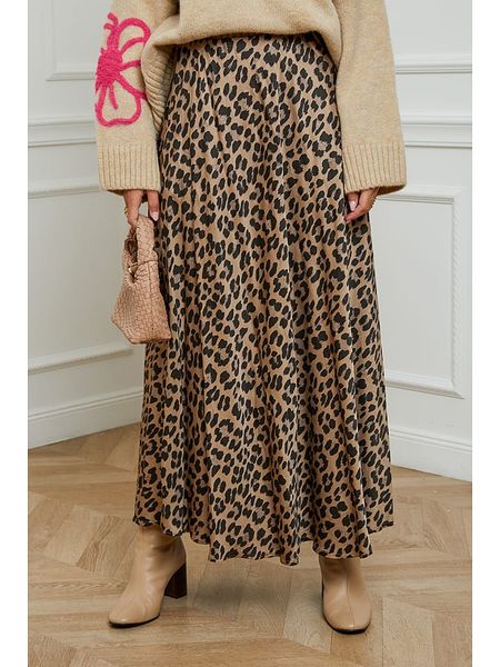 L'armoire de Suzette Spódnica w kolorze jasnobrązowo-czarnym rozmiar: 38/40. Brązowe spódnice L'armoire de Suzette, l, bez wzorów, z wiskozy, klasyczne, maxi. Za 86.99 zł.