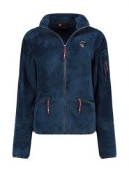 Canadian Peak Kurtka polarowa "Tisalineak" w kolorze granatowym rozmiar: S. Niebieskie kurtki Canadian Peak, s, z aplikacjami, z materiału, bez kaptura. Za 100.52 zł.