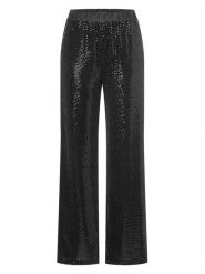 More & More Spodnie w kolorze czarnym rozmiar: 38. Czarne spodnie materiałowe More & More, bez wzorów, z materiału. Za 126.99 zł.