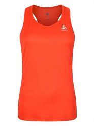 Odlo Top sportowy "Essential" w kolorze pomarańczowym rozmiar: S. Pomarańczowe topy sportowe ODLO, s, bez wzorów, z materiału, outdoorowe. Za 83.42 zł.