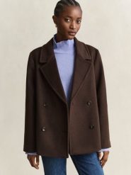 Gant sweter wełniany Kobiety brązowy, S. Brązowe swetry Gant, s, bez wzorów, z wełny, biznesowe, bez ramiączek. Za 2,099.95 zł.