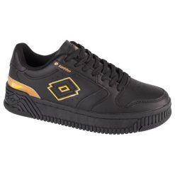 Buty Lotto Scopi Gc 2400040W-1184 czarne. Czarne buty treningowe bez wzorów, bez zapięcia. Za 208.50 zł.