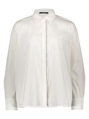 TAIFUN Bluzka w kolorze białym rozmiar: 48. Białe bluzki Taifun, bez wzorów, bez kołnierzyka, bez ramiączek. Za 148.61 zł.