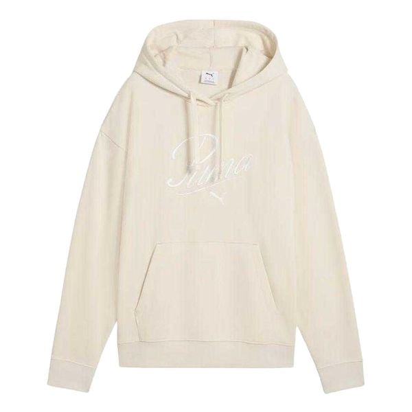 Damska Bluza Z Kapturem ESS Script Comfort. Brązowe bluzy Puma, bez wzorów, bez ramiączek, z kapturem. Za 256.99 zł.
