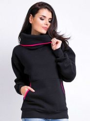 Awama Bluza w kolorze czarnym rozmiar: L/XL. Czarne bluzy Awama, l, bez wzorów, bez ramiączek, bez kaptura. Za 219.99 zł.