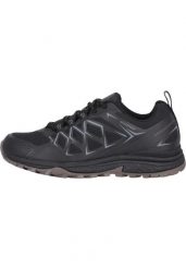 Damskie buty do chodzenia Endurance Tingst. Czarne buty trekkingowe Endurance, bez wzorów, z materiału, bez zapięcia, trekkingowe. Za 387.00 zł.