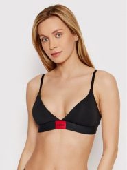 Hugo Biustonosz braletka Triangle Red Label 50469647 Czarny. Czarne biustonosze Hugo, bez wzorów, z bawełny. Za 109.99 zł.