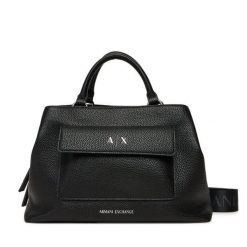 Torebka Armani Exchange. Czarne torebki klasyczne Armani Exchange, bez wzorów, klasyczne, bez dodatków. Za 729.99 zł.
