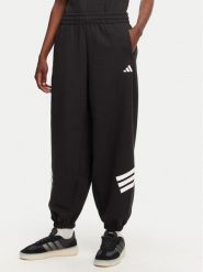 Adidas Spodnie dresowe Future Icons 3-Stripes Parachute JE0141 Czarny Loose Fit. Czarne spodnie dresowe adidas, bez wzorów, z bawełny. Za 219.99 zł.
