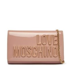 Torebka LOVE MOSCHINO. Czerwone kopertówki Love Moschino, bez wzorów, wizytowe, bez dodatków. Za 719.99 zł.