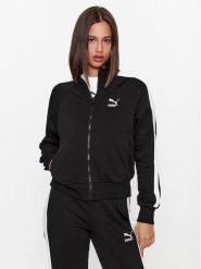 Puma Bluza Iconic T7 530078 Czarny Regular Fit. Czarne bluzy Puma, xs, bez wzorów, z bawełny, bez ramiączek, bez kaptura. Za 349.99 zł.