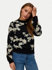 Vero Moda Sweter Nancy 10333561 Czarny Regular Fit. Czarne swetry Vero Moda, l, bez wzorów, z syntetyku, bez ramiączek. Za 159.99 zł.