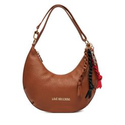Torebka LOVE MOSCHINO. Brązowe listonoszki Love Moschino, bez wzorów, bez dodatków. Za 1,179.00 zł.