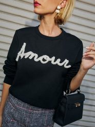 Milan Kiss Bluza w kolorze czarnym rozmiar: M. Czarne bluzy bez kaptura Milan Kiss, m, bez wzorów, bez kaptura. Za 165.71 zł.