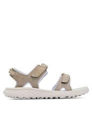Columbia Sandały Konos Hiker 2-Strap 2121311 Brązowy. Brązowe sandały Columbia, bez wzorów, z materiału, bez obcasa, na płaskiej podeszwie, bez zapięcia. Za 199.99 zł.