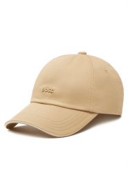 BOSS Czapka z daszkiem Ari-Me 50533367 Beżowy. Brązowe czapki z daszkiem Boss, bez wzorów, z bawełny. Za 219.99 zł.