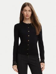 Marciano Guess Kardigan G6BR15 Z1598 Czarny Regular Fit. Czarne swetry Marciano Guess, s, z aplikacjami, bez ramiączek. Za 689.99 zł.