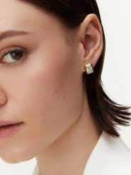 Guess Kolczyki JUBE05 250JW Złoty. Żółte kolczyki Guess, metalowe. Za 139.99 zł.