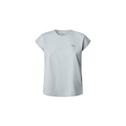Koszulka damska Pepe Jeans Blooma. Niebieskie t-shirty sportowe Pepe Jeans, bez wzorów, z jeansu, bez ramiączek. Za 133.00 zł.