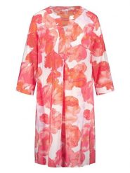 Gerry Weber Sukienka w kolorze biało-pomarańczowo-czerwonym rozmiar: 38. Białe sukienki Gerry Weber, bez wzorów, bez kołnierzyka, bez ramiączek, midi. Za 184.89 zł.