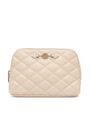 Guess Kosmetyczka PW7588 P6470 Beżowy jasny. Brązowe torebki klasyczne Guess, z aplikacjami, bez dodatków. Za 214.99 zł.