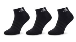 Skarpety stopki unisex Adidas 3 pary. Czarne skarpetki adidas, bez wzorów, z bawełny. Za 49.00 zł.