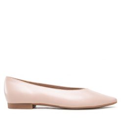 Baleriny Ryłko. Brązowe baleriny Ryłko, bez wzorów, bez obcasa, bez zapięcia. Za 289.99 zł.