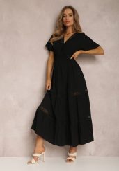 Czarna Sukienka Ilythyrra. Czarne sukienki Renee, na co dzień, m, bez wzorów, z koronki, boho, bez kołnierzyka, bez ramiączek, maxi. W wyprzedaży za 77.99 zł.