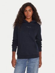 Tommy Jeans Bluza Linear DW0DW21963 Granatowy Regular Fit. Niebieskie bluzy Tommy Jeans, xl, bez wzorów, z bawełny, bez ramiączek, bez kaptura. Za 299.99 zł.