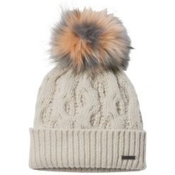 Czapka damska Boundless Days Cable Knit Pom Beanie. Brązowe czapki zimowe Columbia, bez wzorów, z poliesteru. Za 119.99 zł.