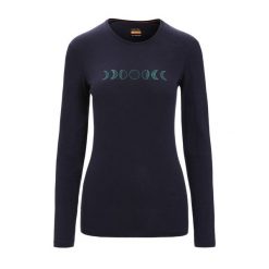 Koszulka termoaktywna damska icebreaker 200 Oasis Crewe Moon Phase. Niebieskie bielizna termoaktywna damska Icebreaker, bez wzorów, bez ramiączek, narciarskie. Za 319.99 zł.