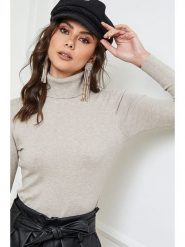 Joséfine Golf "Empoli" w kolorze beżowym rozmiar: L. Brązowe swetry Joséfine, l, bez wzorów, z kaszmiru, bez ramiączek. Za 157.73 zł.