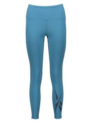 Reebok Legginsy sportowe "Lux Vector" w kolorze błękitnym rozmiar: L. Niebieskie legginsy Reebok, l, bez wzorów, outdoorowe. Za 101.47 zł.